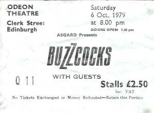 Buzzcocks Ticket
